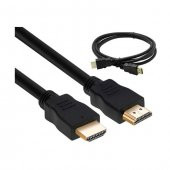 50 Cm Kısa Hdmi Kablo Uydu Alıcısı Ps3 Full Hd 3D Destekli - 2