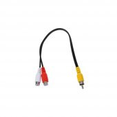 Anfi Y Kablo 1 Erkek Rca To 2 Dişi Rca Lale Kablo - 3