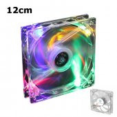 12Cm Kasa Fanı 4 Renk Sessiz Işıklı Ledli Fan thumbnail 1