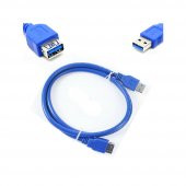 Usb 3.0 Uzatma Kablosu Hdd Harddisk Bağlantı Kablosu 30Cm thumbnail 3