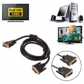 3M Metre Dvi Dvi Kablo - 24+1 Dvi To Dvi Kablo Altın Uç - 8