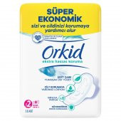 Orkid Ekstra Hassas Koruma Ped Uzun 16 Adet thumbnail 1