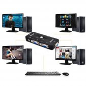 4 Port Usb Kvm Switch 4 Pc Kasa Tek Kontrol thumbnail 6