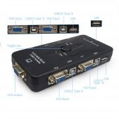 4 Port Usb Kvm Switch 4 Pc Kasa Tek Kontrol thumbnail 7