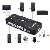 4 Port Usb Kvm Switch 4 Pc Kasa Tek Kontrol thumbnail 9