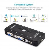 4 Port Usb Kvm Switch 4 Pc Kasa Tek Kontrol thumbnail 10