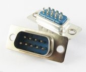 9 Pin Erkek D-Sub Konnektör Db9 Lehim Tipi Rs232 Seri Pc thumbnail 1