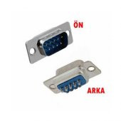 9 Pin Erkek D-Sub Konnektör Db9 Lehim Tipi Rs232 Seri Pc thumbnail 2