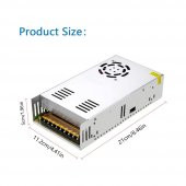 12V 20A Metal Kasa Şerit Led Güvenlik Kamera Adaptörü Bakır Sargı - 5