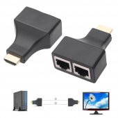 Wozlo Hdmi Extender RJ45 Cat5e CAT6 Kablo 30 M thumbnail 4