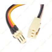 3 Pin Fan Power Güç Elektrik Uzatma Kablosu 10Cm thumbnail 3