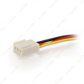 3 Pin Fan Power Güç Elektrik Uzatma Kablosu 10Cm thumbnail 4