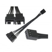 4 Pin Fan Power Güç Elektrik Soketi Çoklayıcı Kablo 10Cm - 2