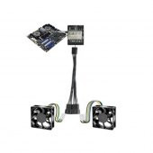 4 Pin Fan Power Güç Elektrik Soketi Çoklayıcı Kablo 10Cm - 6