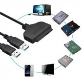 Usb 3.0 2.5 Inç Sata Ssd Hdd Hard Disk Kablosu Veri Aktarma - 5