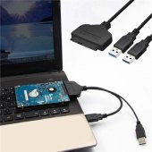 Usb 3.0 2.5 Inç Sata Ssd Hdd Hard Disk Kablosu Veri Aktarma - 6