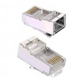 Cat6 Metal Rj45 Jack Konnektör Uç Ethernet Modem Jak 50 Adet thumbnail 5