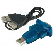 Usb To Rs 232 Erkek Çevirici Adaptör Db9 9 Pin Seri Com - 2