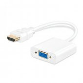 Hdmi To Vga Çevirici Kablo-Hdmı Vga Projeksiyon Notebok Pc Uyumlu - 1