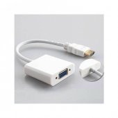 Hdmi To Vga Çevirici Kablo-Hdmı Vga Projeksiyon Notebok Pc Uyumlu - 2