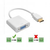Hdmi To Vga Çevirici Kablo-Hdmı Vga Projeksiyon Notebok Pc Uyumlu - 5