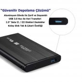 Hdd Kutusu Harddisk Kutusu 2.5 İnch Sata Ssd Usb 3.0 Harici Kutu - 3