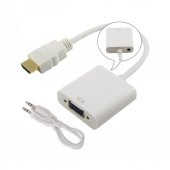 Hdmi To Vga Ses Çıkışlı Kablo Çevirici Dönüştürücü Adaptör 552688669 - 2