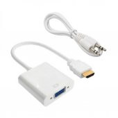 Hdmi To Vga Ses Çıkışlı Kablo Çevirici Dönüştürücü Adaptör 552688669 - 12