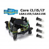 Intel 1150 1151 1155 1156 Pin İşlemci Fanı Cpu Fan 4 Fan Ayağı - 1