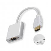 Hdmi To Vga Kablo Ps3 Ps4 Xbox Raspberry Pi Uydu Receiver Uyumlu - 5