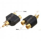 1 Rca Tos Lale Erkek To 2 Rca Dişi Çevirici Jak - 1