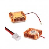 Ekran Kartı Fanı Geçmeli Kare Soğutucu Vga Sessiz Fan 55 x 55 x 13Mm thumbnail 7