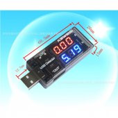 Usb Voltmetre, Usb Ampermetre, Usb Akım Ölçer - Çift Usb Çıkışlı N11.4046 thumbnail 2
