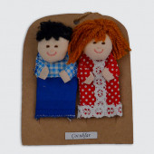 Çocuklar Temalı Parmak Kukla - 1