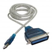 Usb Lpt Paralel Yazıcı Kablosu - Usb To Lpt Printer Kablo 3 Metre - 1