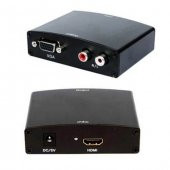 Hdmi To Vga Çevirici+R/L Audio Converter Ses ve Görüntü Çevirici - 1