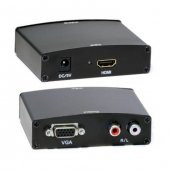 Hdmi To Vga Çevirici+R/L Audio Converter Ses ve Görüntü Çevirici - 3