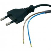 Power Kablo 2X0.75Mm 1 Metre Uzatma 2 Pin Teyp Fişi Uçu Açık - 1