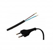 Power Kablo 2X0.75Mm 1 Metre Uzatma 2 Pin Teyp Fişi Uçu Açık - 4