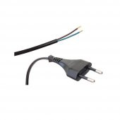 Power Kablo 2X0.75Mm 1 Metre Uzatma 2 Pin Teyp Fişi Uçu Açık - 5
