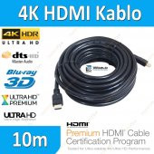 10M Metre 4K Hdmi Kablo 3D Ultra Hd Ethernet Altın Uç Kablo - 1