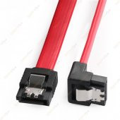40 Cm Sata Data Kablo - 90 Derece - Metal Klip - 2