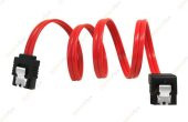 40 Cm Sata Data Kablo - 90 Derece - Metal Klip - 4