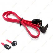 40 Cm Sata Data Kablo - 90 Derece - Metal Klip - 6