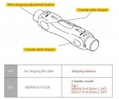 Kablo Soyucu Sıyırıcı Koaksiyel Rg11-Rg6-Rg56 Universal Kablosu - 2