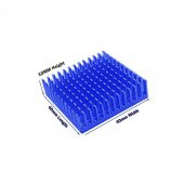 35 x 35 x 10Mm Arduino Raspberry Pi Ps Xbox Ram Soğutucu Mavi Renk - 1