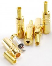 3.5Mm Stereo Dişi Uzatma Jak Jack Metal Konnektör Altın - 1 Adet - 2