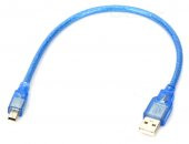 30Cm 5 Pin Mini Usb Mp3 Kamera Hdd Harddisk Navigasyon Kablosu - 1