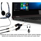 Kulaklık Mikrofon Birleştirici Adaptör 3.5Mm Ayırıcı Aparat - 8