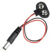 9V Pil Başlığı 9 Volt Dişi Pil Soketli Erkek Jaklı Kablo -T Model thumbnail 2